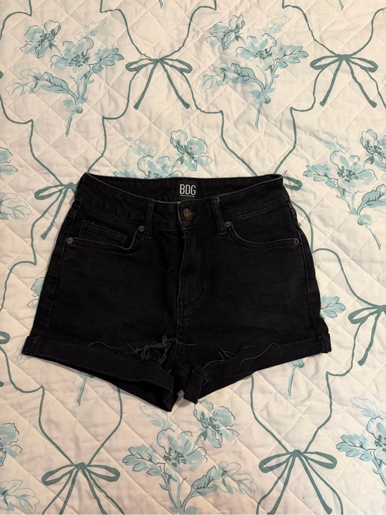 BDG Pants - BDG Black High-Rise Denim Shorts